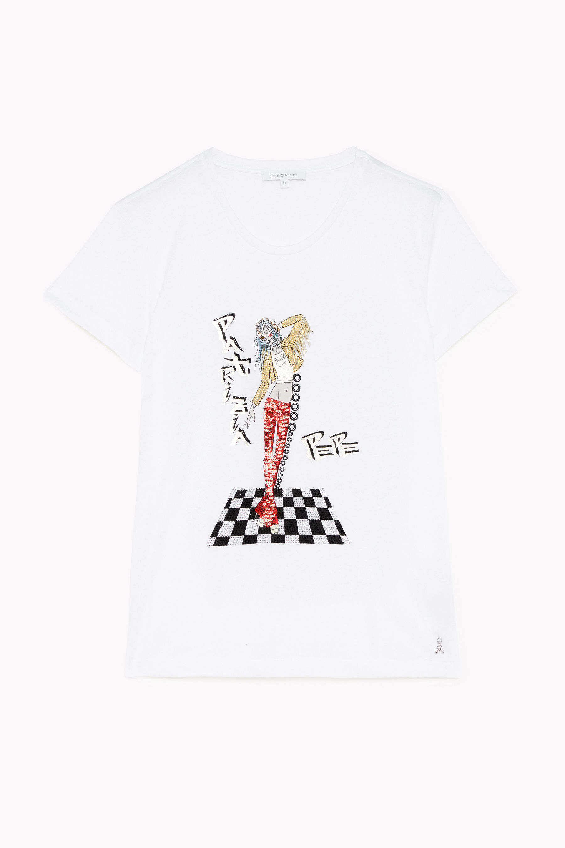 T-shirt donna con stampe e dettagli | Patrizia Pepe