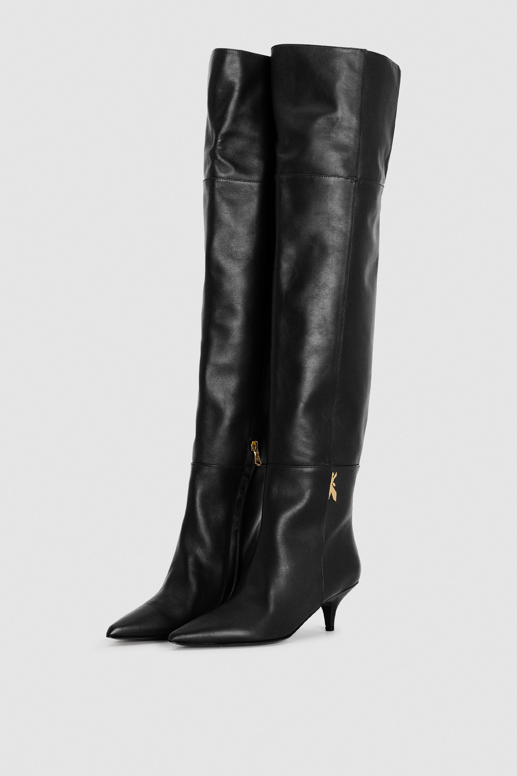Black 5 cm heeled boots | Patrizia Pepe