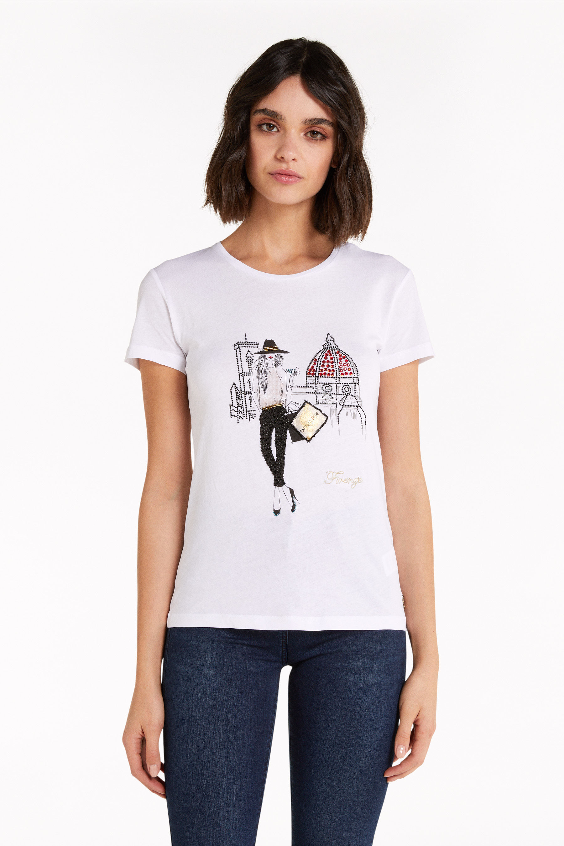 City” print T-shirt | Patrizia Pepe
